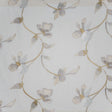 Maxwell SWEET PEA #634 SILVER Drapery Fabric