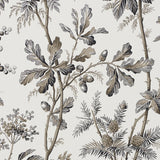 Schumacher Brantwood Vine Graphite Wallpaper