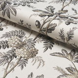Schumacher Brantwood Vine Graphite Fabric