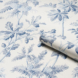 Schumacher Brantwood Vine Porcelain Wallpaper