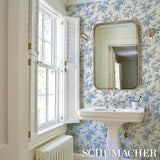 Schumacher Brantwood Vine Porcelain Wallpaper