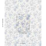 Schumacher Brantwood Vine Porcelain Fabric