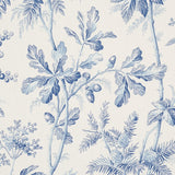 Schumacher Brantwood Vine Porcelain Fabric