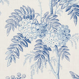 Schumacher Brantwood Vine Porcelain Fabric