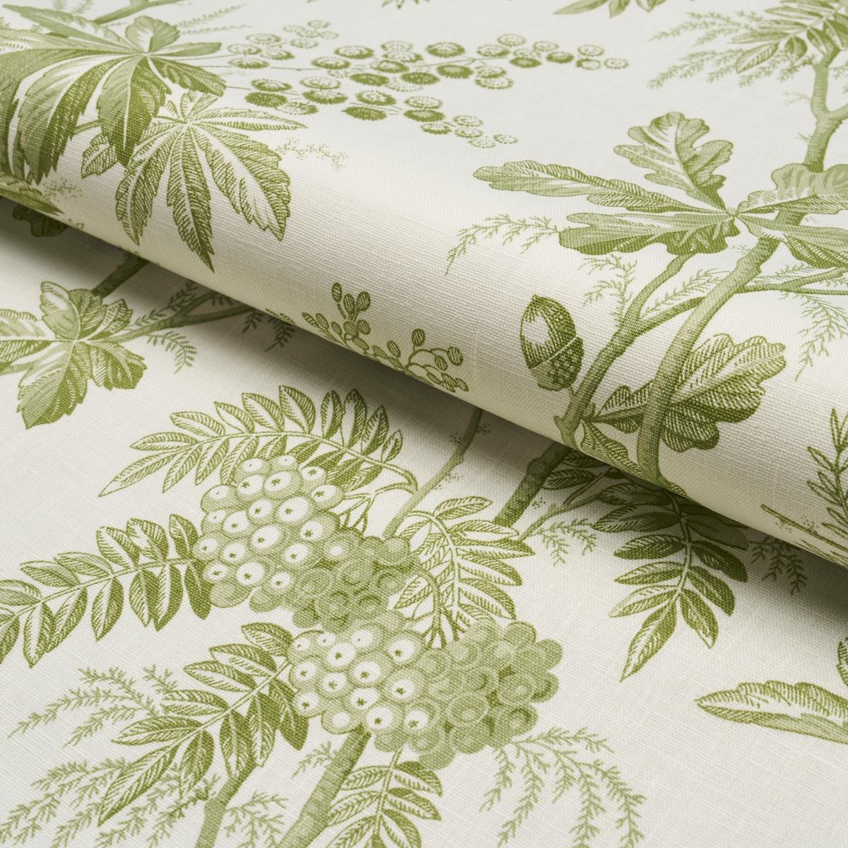 Schumacher Brantwood Vine Leaf Fabric