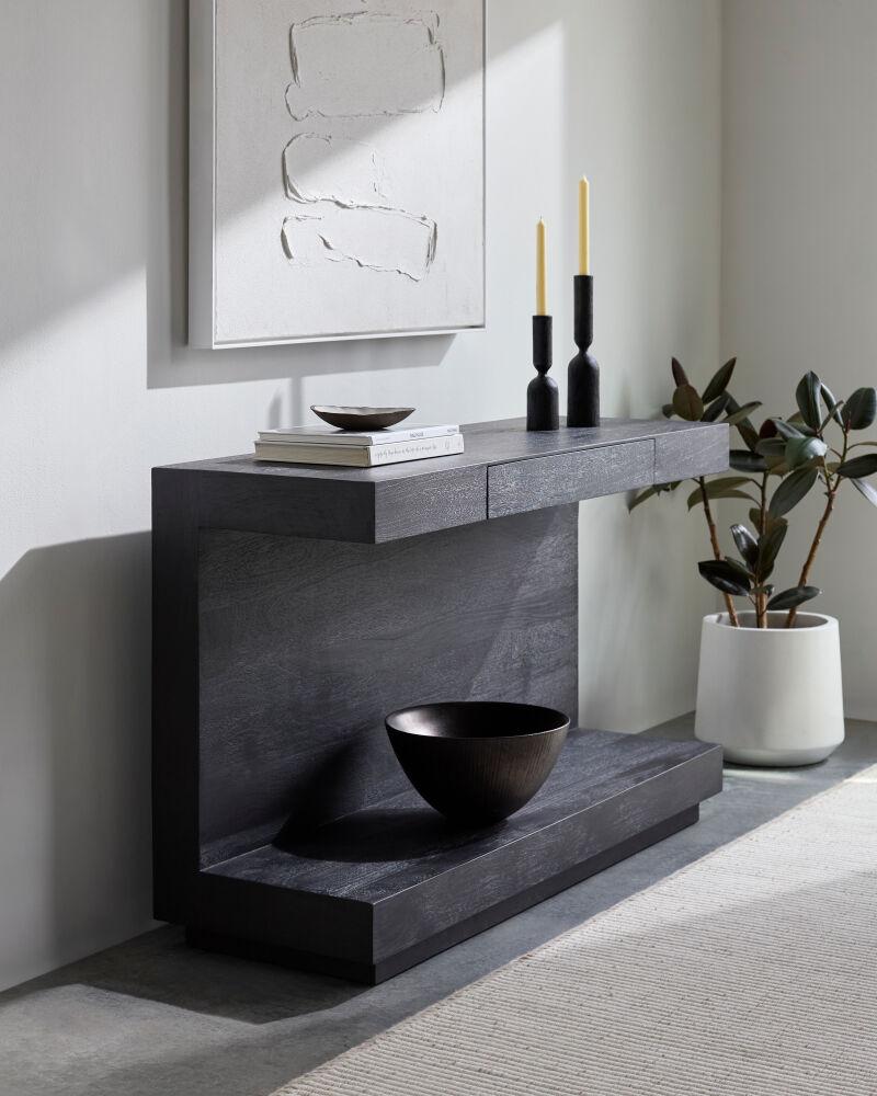 Surya Coburn CBRN-006 30"H x 50"W x 16"D Accent Table