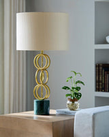 Surya Evans EVN-103 31"H x 16"W x 16"D Table Lighting