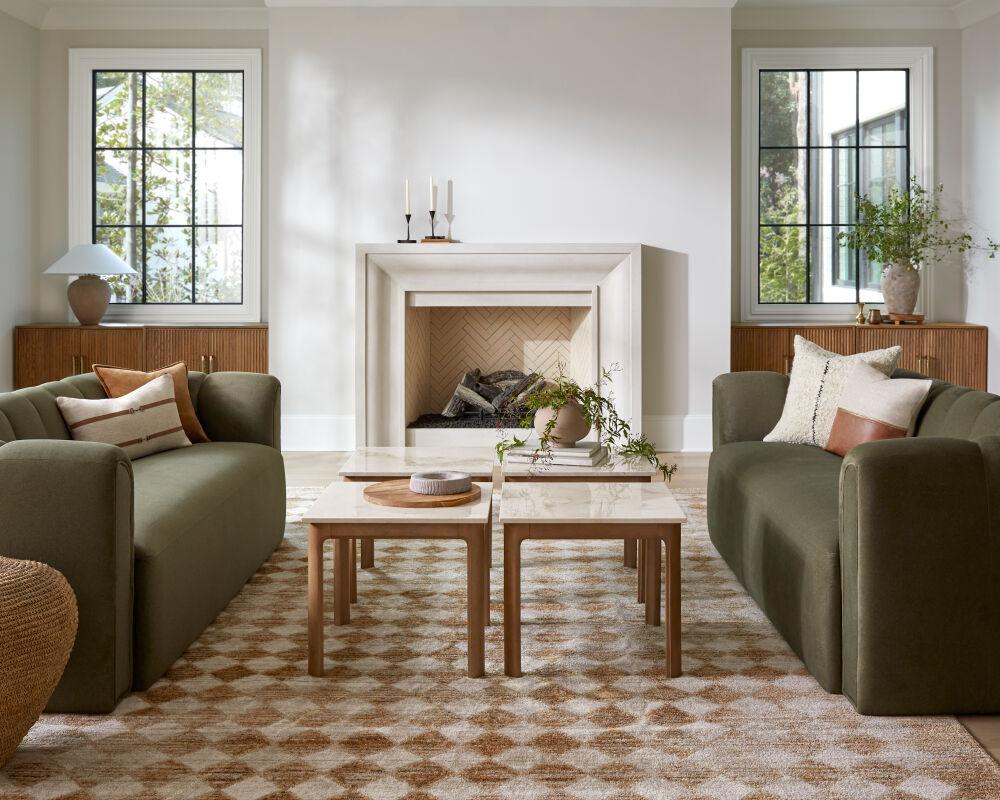 Livabliss Blair GABR-001 19"H x 22"W x 22"D Accent Table