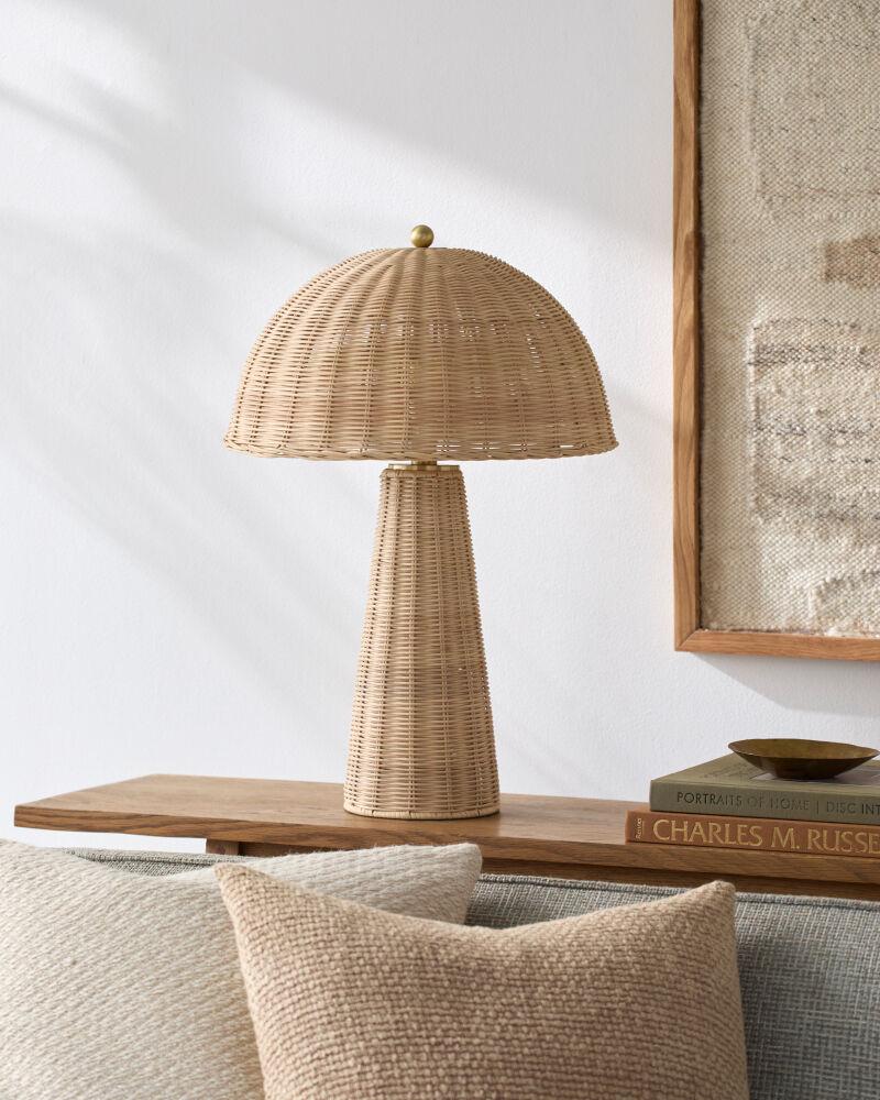 Surya Naves NAV-001 23"H x 16"W x 16"D Table Lighting