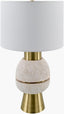 Livabliss Niobe NIO-001 25"H x 14"W x 14"D Table Lighting