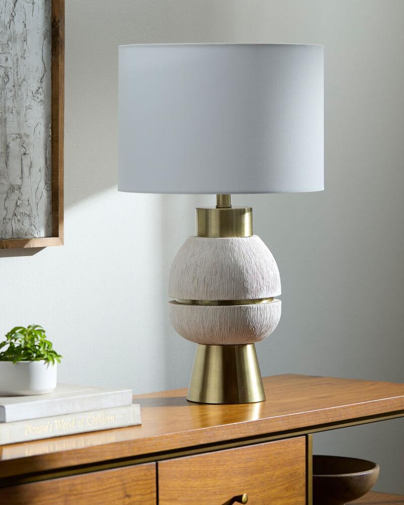 Livabliss Niobe NIO-001 25"H x 14"W x 14"D Table Lighting