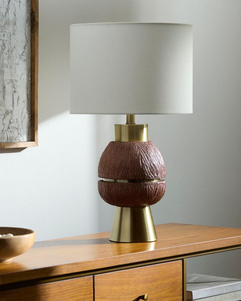 Livabliss Niobe NIO-002 25"H x 14"W x 14"D Table Lighting