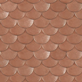 Tempaper Mermaid Shells by Genevieve Gorder Metallic Copper Peel and Stick Wallpaper, 56 sq. ft.