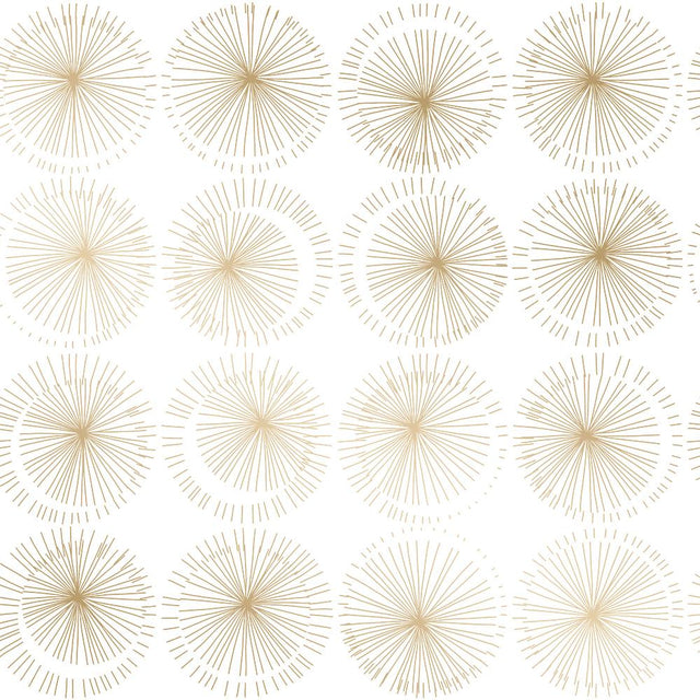 Tempaper Moon Sphere Gold Peel and Stick Wallpaper, 56 sq. ft.