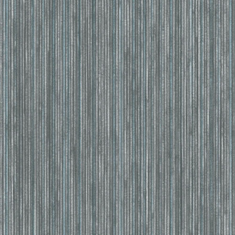 Tempaper Textured Grasscloth Blue Peel and Stick Wallpaper, 56 sq. ft.