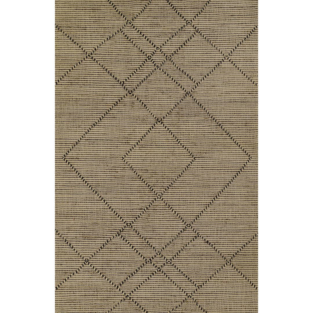 Tempaper Diamond Zephyr Natural Driftwood 8' x 10' Jute and Wool Area Rug