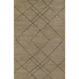 Tempaper Diamond Zephyr Natural Driftwood 8' x 10' Jute and Wool Area Rug