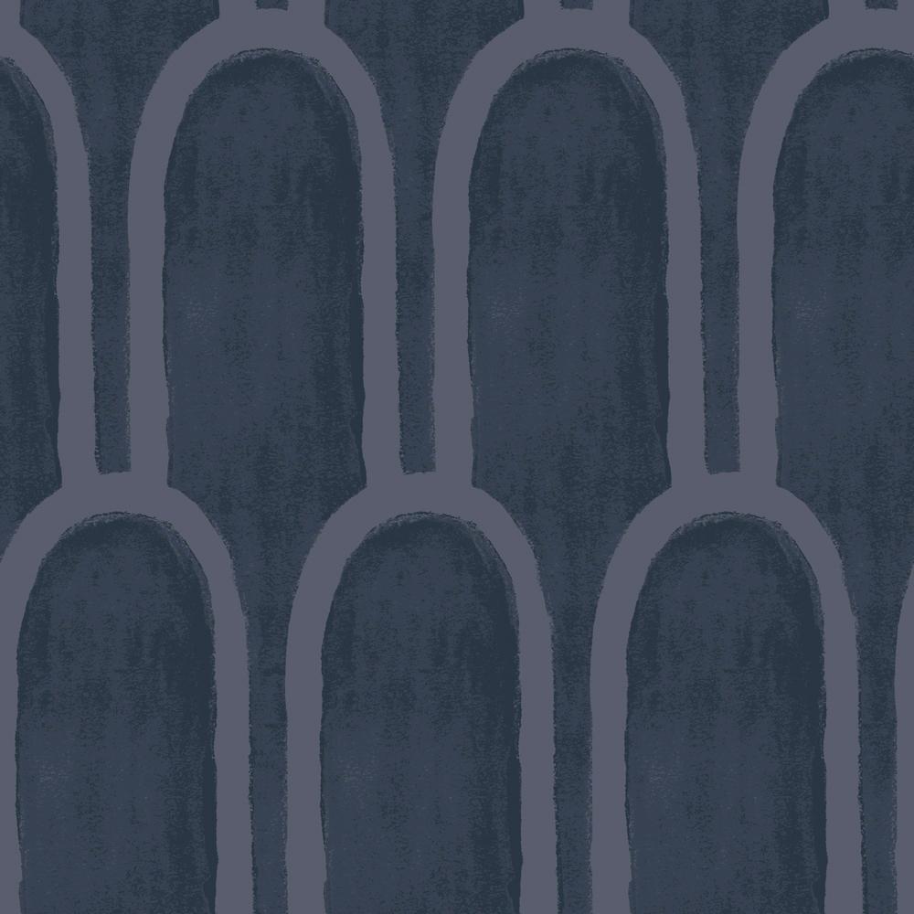 Tempaper Arches by She She Blue Peel and Stick Wallpaper, 56 sq. ft.