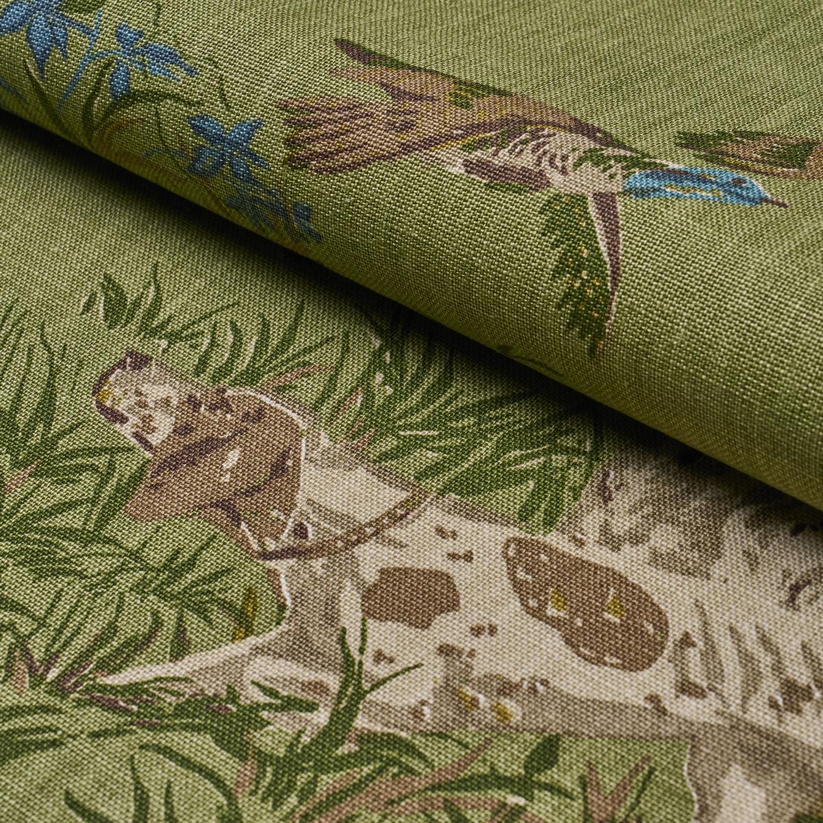Schumacher Pointers Meadow Fabric