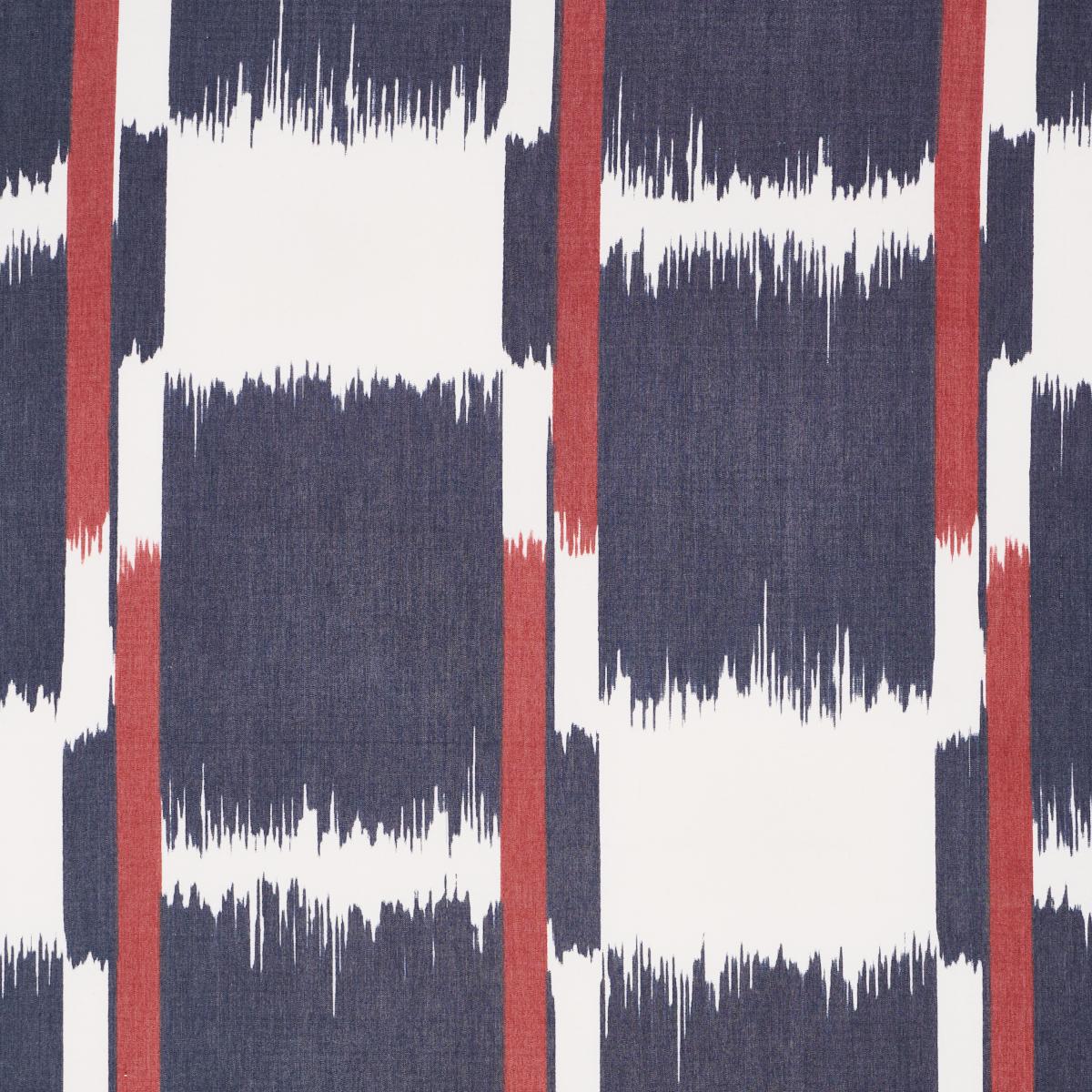 Schumacher Tuzla Indigo Fabric