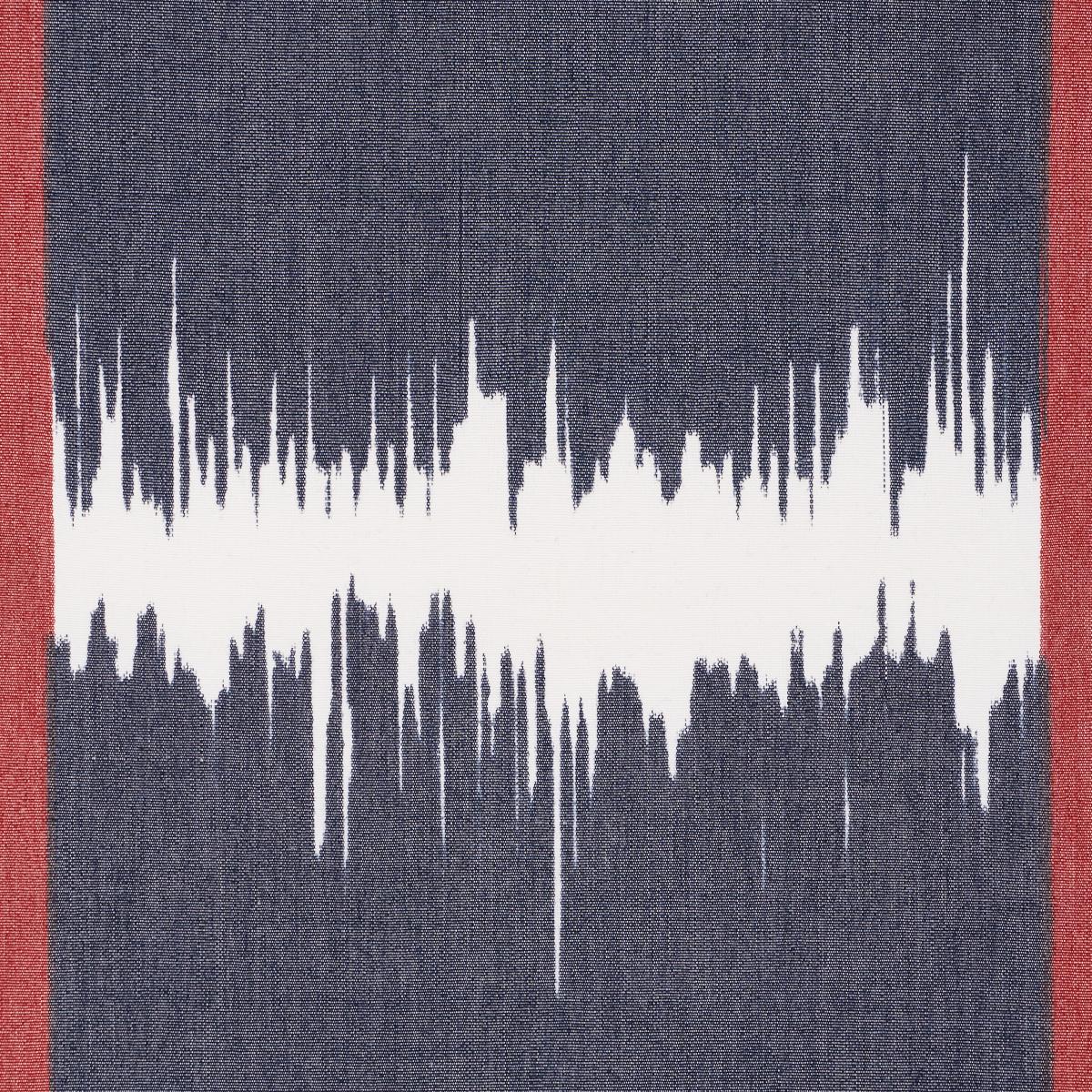 Schumacher Tuzla Indigo Fabric