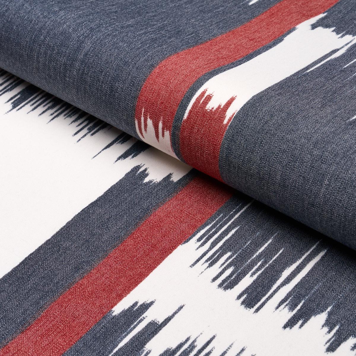 Schumacher Tuzla Indigo Fabric