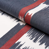 Schumacher Tuzla Indigo Fabric