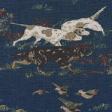 Schumacher Pointers Indigo Fabric