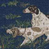 Schumacher Pointers Indigo Fabric