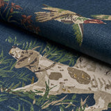 Schumacher Pointers Indigo Fabric
