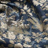 Schumacher Hound Meadow Indigo Fabric