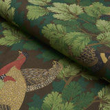 Schumacher Covey Hedge Chestnut Fabric