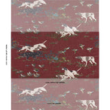 Schumacher Pointers Burgundy Fabric