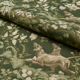 Schumacher Hound Meadow Forest Fabric