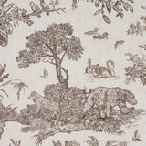 Schumacher Western Toile Sepia Fabric