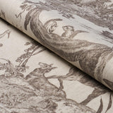 Schumacher Western Toile Sepia Fabric
