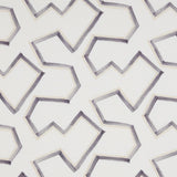 Schumacher Enzo Print Graphite Fabric