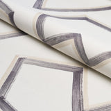 Schumacher Enzo Print Graphite Fabric
