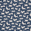 Schumacher Cottontails Indigo Fabric