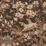 Schumacher Hound Meadow Sepia Fabric