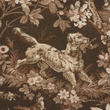 Schumacher Hound Meadow Sepia Fabric
