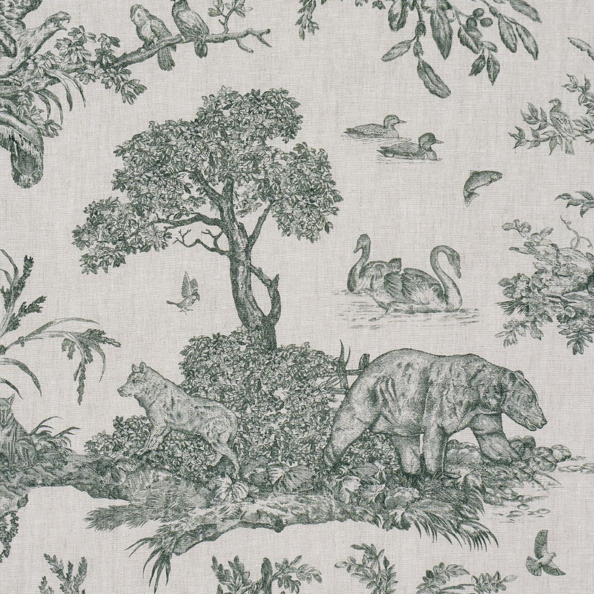 Schumacher Western Toile Forest Fabric