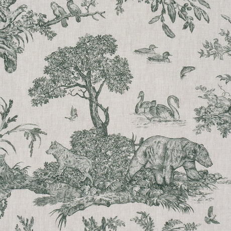 Schumacher Western Toile Forest Fabric