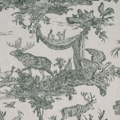 Schumacher Western Toile Forest Fabric