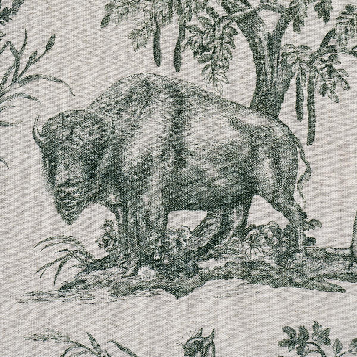 Schumacher Western Toile Forest Fabric