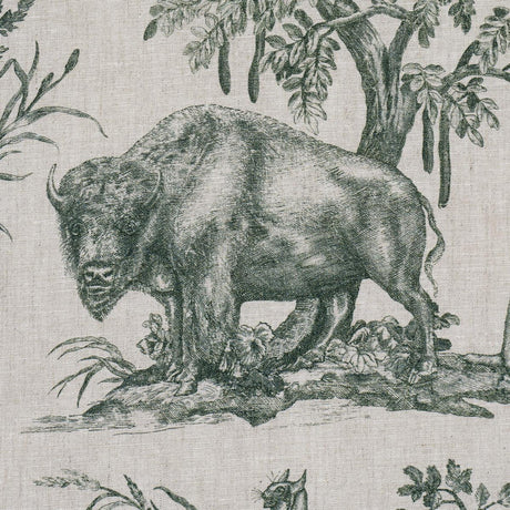 Schumacher Western Toile Forest Fabric