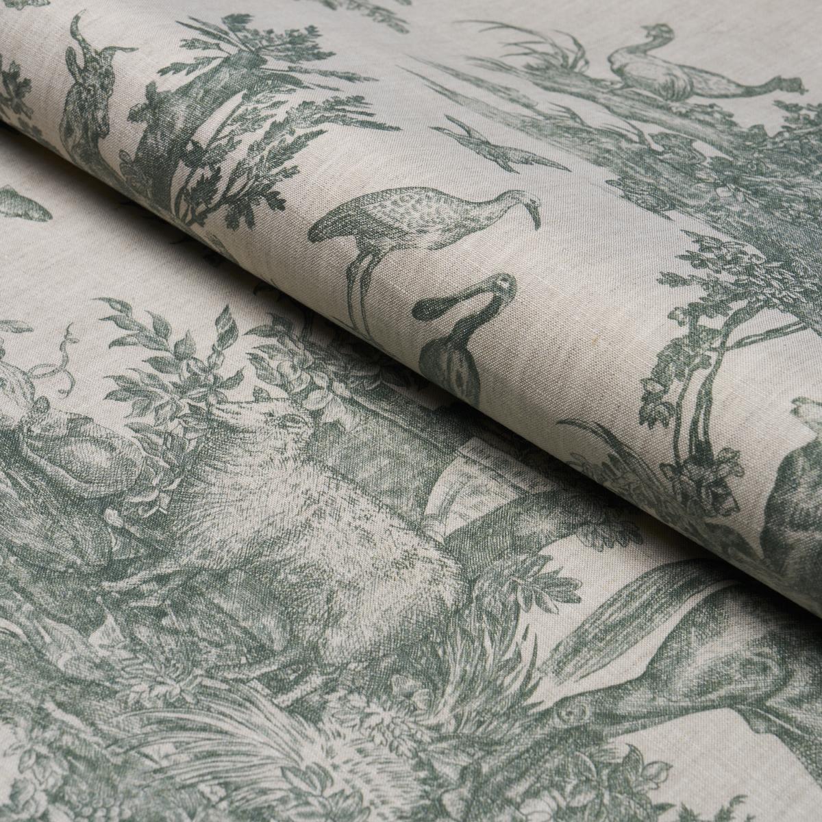 Schumacher Western Toile Forest Fabric