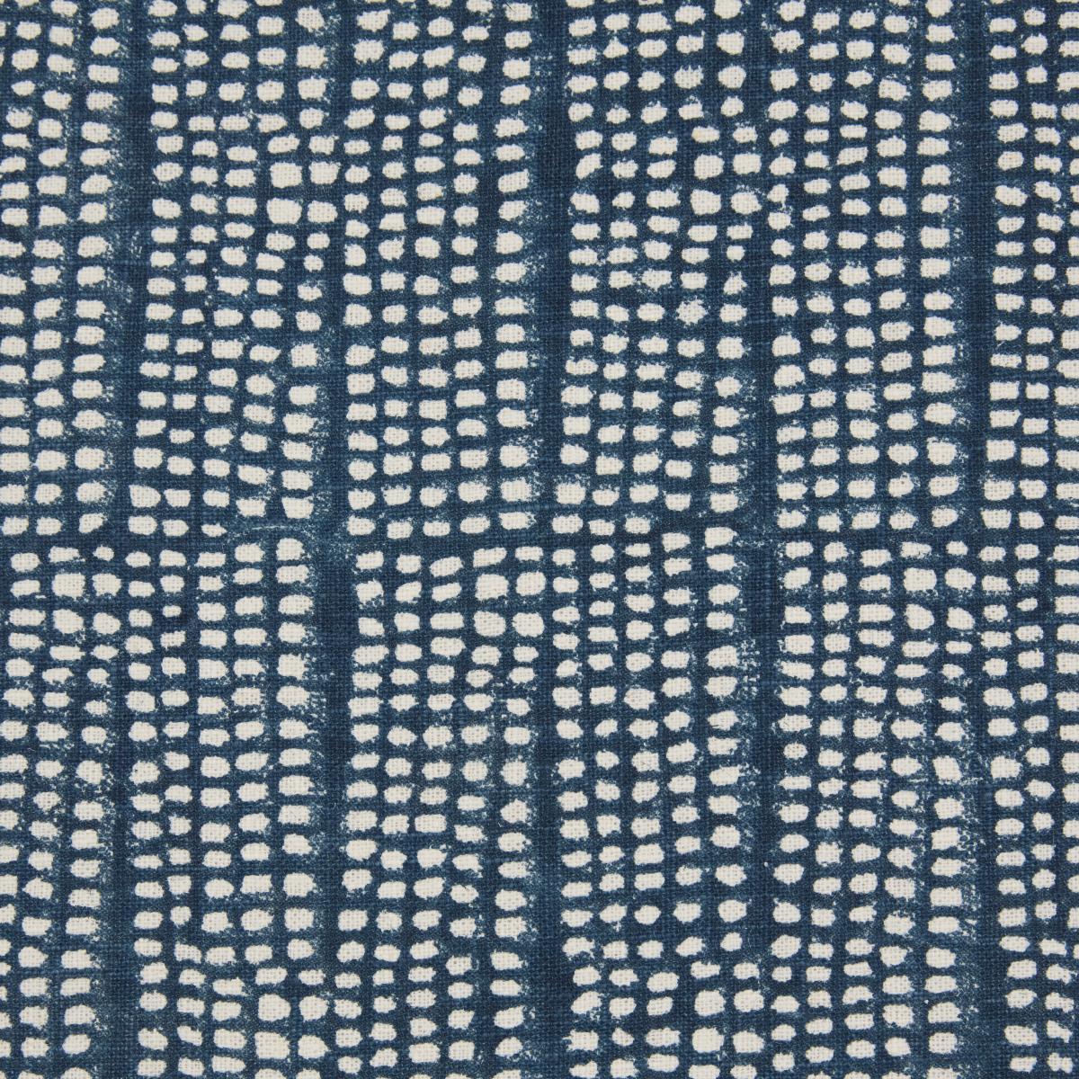 Schumacher Noland Block Print Indigo Fabric