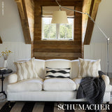 Schumacher Ellsworth Graphite Fabric