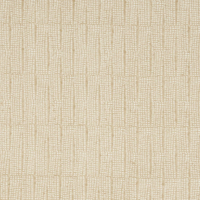 Schumacher Noland Block Print Sand Fabric